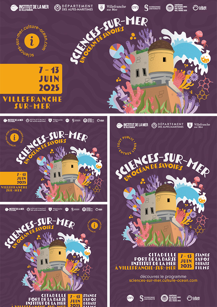 Festival Sciences-Sur-Mer: Visuels Réseaux Sociaux - Citadelle